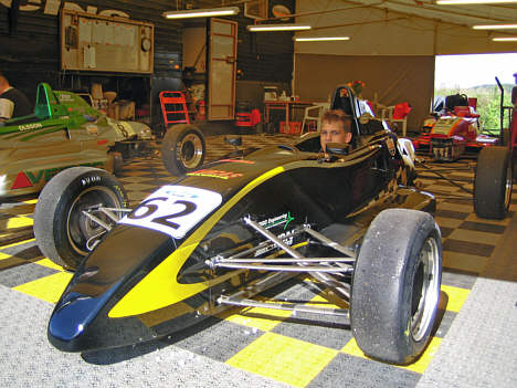 Marco i Formel 1800 bilen.